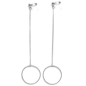 <img src=”comfortable-dangle-silver-minimalist-invisible-clip-on-hoop-earrings-miyabigrace-2.jpg” alt=”pierced look and comfortable Comfortable and pierced look dangle long silver minimalist threader hoop invisible clip on earrings by MiyabiGrace 耳環夾 ノンホールピアス 夾式耳環”/>