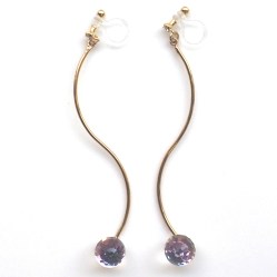 <img src=”dangle-vitral-light-light-purple-swarovski-crystal-prism-ball-invisible-clip-on-earrings5.jpg” alt=”pierced look and comfortable pierced look and comfortable light purple disco ball swarovski crystal invisible clip on earrings 耳環夾 ”/>