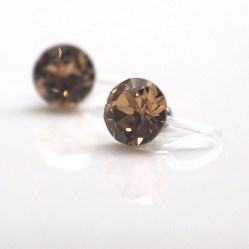 <img src=”topaz-swarovski-crystal-stud-invisible-clip-on-earrings1.jpg” alt=”pierced look and comfortable 2 ways 8mm & 6mm Light Brown Topaz Swarovski Crystal Invisible Clip on Earrings,”/>