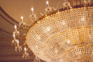 Aurora Borelis Swarovski Crystal Teardrop Invisible Clip on Earrings