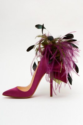 feather shoe