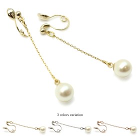 omega clip on earrings