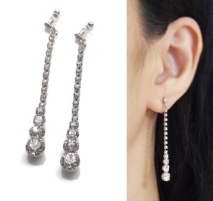 <img src=”dangle-gradated-rhinestone-crystal-wedding-invisible-clip-on-earrings2.jpg” alt=”pierced look and comfortable Pierced look and comfortable dangle wedding bridal rhinestone chandelier crystal invisible clip on earrings 耳環夾 ノンホールピアス イヤリング”/>